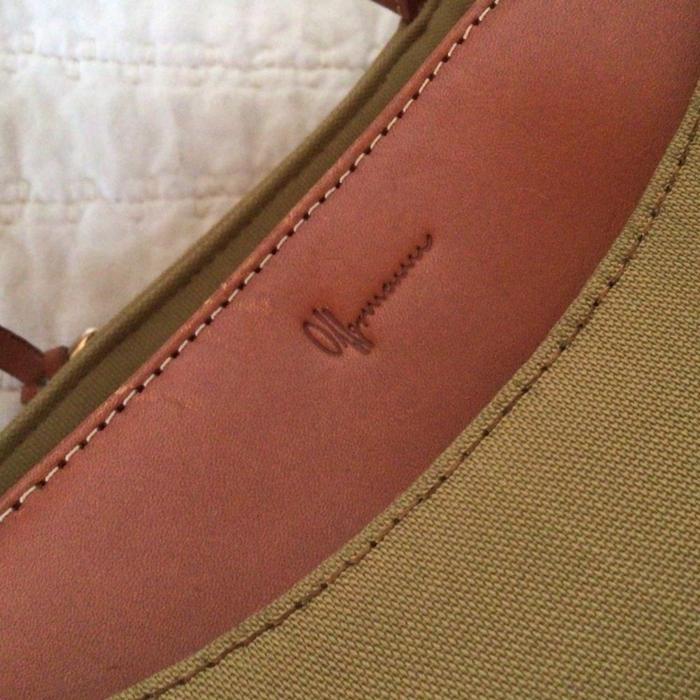 Offermann leather and canvas bag - Picture 15 of 16